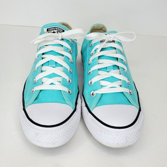 Converse All Star Low Top Light Blue Sneaker Shoes Men's Size 8 Wm's 10. - Picture 1 of 12